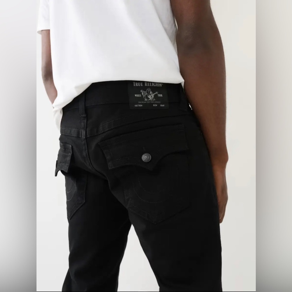 True Religion Men Johnny Super T Straight Jeans/ Denim. Size 36